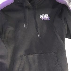 PINK Black hoodie